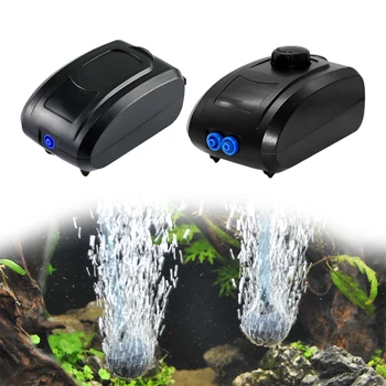Gako Acvariu Pompa de Aer Mini Silent Singur Compresor Dublu Priză de Oxigen Pompe pentru Acvarii Acvatic Pește Rezervor