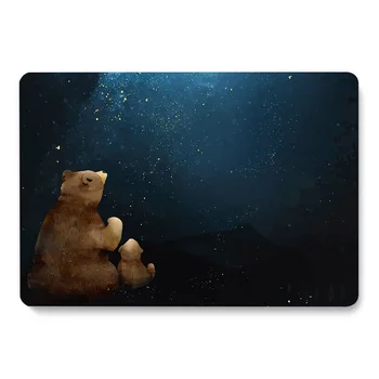 Galaxy Dorește Urși Model de Laptop Caz Pentru MacBook Retina de Aer 11 12 13.3 Noi Pro 15.4 16 inch Acoperi shell