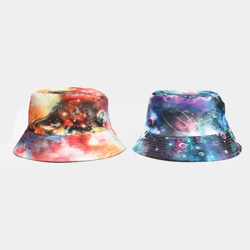 Galaxy pescar Pălărie de Femei de Stradă din bumbac bazinul pălărie cald transfrontaliere de e-commerce față-verso umbrelă de soare pălărie