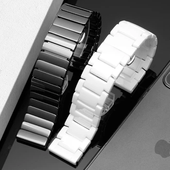 Galaxy watch 46mm Ceramica correa pentru samsung active 2 amazfit bip gts curea pentru ceas huawei gt 2e onoare magic 2 banda 20mm 22mm