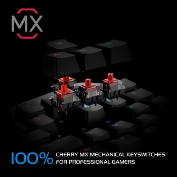 GameSir Z1 Tastatură Mecanică de Gaming cu Cherry MX Red Switch-uri Programabile Tastatura pentru Telefonul Mobil Android / Windows PC