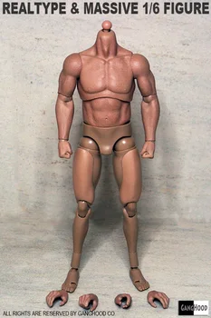 GangHood Scara 1/6 Corp Musculos Versiunea 1.0 pentru Jucării Fierbinte Bane Arnold Cap Sculpteaza