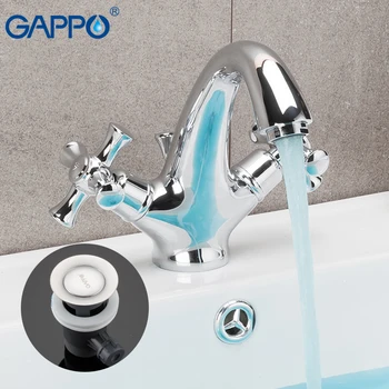 GAPPO Bazinul Robinete de alamă robinet robinete de baie mixer robinet robinet baie torneira chrome cascada mixer dublu mâner bazinul mixer