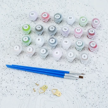 GATYZTORY Încadrată Abstract Pictură în Ulei De Numere Kituri Pentru Adulți Vopsea De Numărul HandPainted de Colorat Atrage Ambarcațiuni Diy Cadou