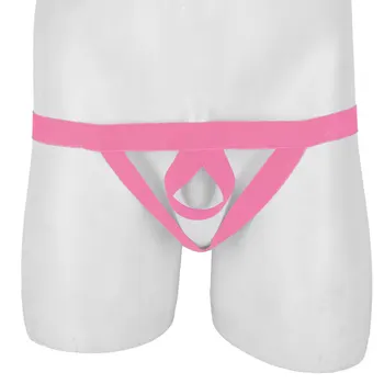 Gay Bikini de Costume de baie Barbati G-string Thong Deschide Fundul Crotchless T-spate Joase Elastic sissy chilotei g-String pentru Barbati Lenjerie de corp Homosexuali