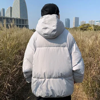 Geaca de iarna Barbati Hanorac Cald Moda Casual Strat Gros cu Oameni Streetwear Liber coreean Palton Scurt Barbati Haine M-5XL