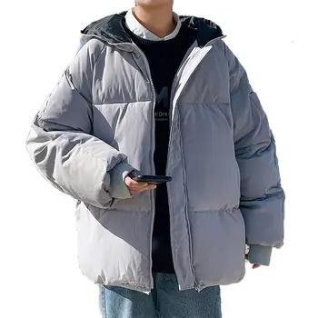 Geaca de iarna Barbati Hanorac Cald Moda Casual Strat Gros cu Oameni Streetwear Liber coreean Palton Scurt Barbati Haine M-5XL