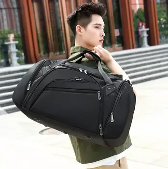 Geanta de voiaj barbati sac de mare capacitate sac de bagaje femei geantă de călătorie portabil sac de sport de formare de fitness sac de umăr business ba