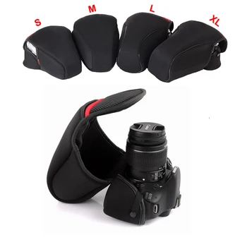 Geanta Foto DSLR Caz Căptușeală Moale Pachet Pentru Nikon D3400 D3200 D3300 Canon 800D 750D 1300D 1100D Sony A7M2 A7 A7S2 A6500 A6000 A9