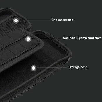 Geantă de transport pentru Nintendo Comutator Lite de Stocare Portabile Geanta Hard-Shell cu Jocul Slot pentru Card Buzunar Interior pentru NS Lite Accesorii