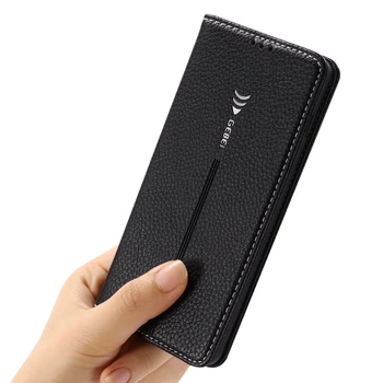 GEBEI de Lux Caz pentru Samsung Galaxy S20 S10 Plus S10e Piele Flip Wallet Cover pentru Galaxy S10 Lite Sloturi pentru Carduri Stand Magnetic