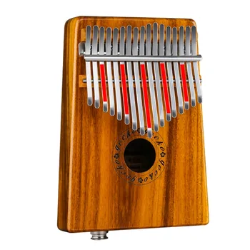 GECKO Kalimba K17KEQ Degetul mare Pian cu Degetul Percuție Salcam 17 Taste Tastatura Mini Marimba Corpul de Instrumente Muzicale Profesionale