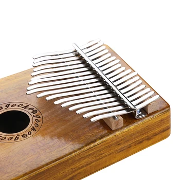 GECKO Kalimba K17KEQ Degetul mare Pian cu Degetul Percuție Salcam 17 Taste Tastatura Mini Marimba Corpul de Instrumente Muzicale Profesionale