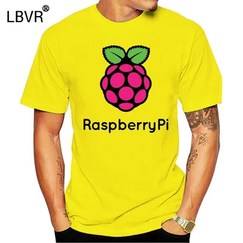 Geek Fanii Barbati tricou Turma Tipărite Raspberry Pi O-gat Maneci Scurte din Bumbac Model T-shirt Barbati Casual se Potrivesc Geeky Programator Tees