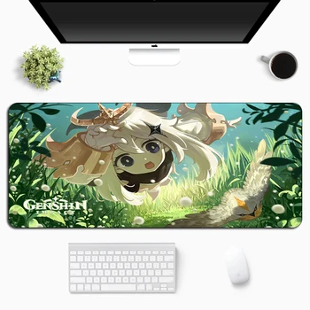 Genshin Impact Anime PC Mouse Pad Gamer Drăguț Moda Mare XL Tastatura Durabil Calculator Otaku Desene animate Gaming Mousepad Laptop Mat