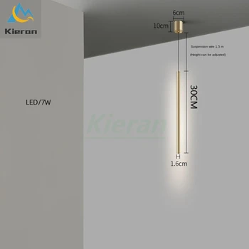 Geometrie simplă Linie de Benzi Droplight Condus Hanglamp Camera de zi de Perete pentru TV LED Lumini Pandantiv Sala de Mese de Studiu Dormitor Lămpi de Noptieră