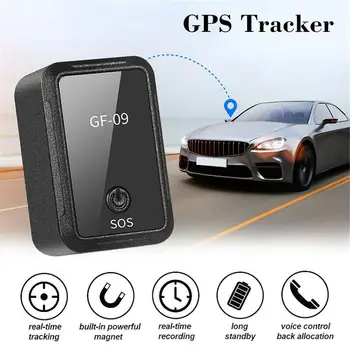 GF-09 Mini GPS Tracker Auto cu Localizare prin GPS APP de Control Dispozitiv Anti-Furt Tracker GSM/GPRS Înregistrare Dispozitiv de Urmărire, Control Vocal