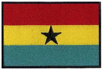 Ghana broderie flag patch 3