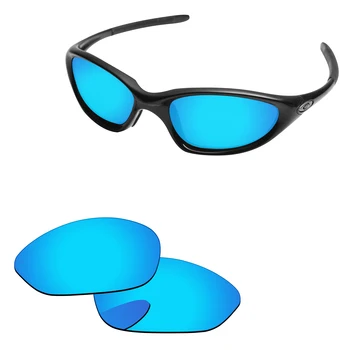 Gheață Albastru Oglinda Polarizate, Lentile de Înlocuire Pentru Douăzeci XX 2000 ochelari de Soare Cadru UVA si UVB