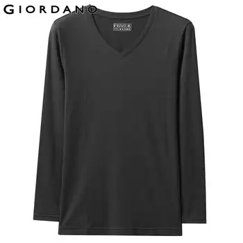 Giordano Barbati Tricouri G-Cald V-gât Elastic Set de Lenjerie fără Sudură Termică Cald Comrtable Camiseta Termica 01210605