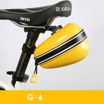 GIYO G-6 rezistent la apa Mini Hard Shell Geantă de Șa Biciclete de Munte Coada Pachetului de Pliere Biciclete Echipament de Echitatie