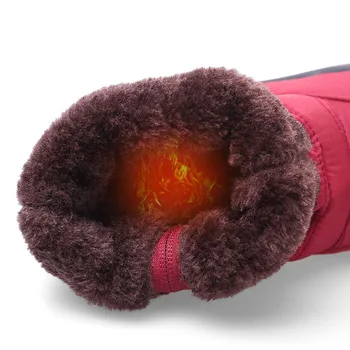 Glezna Cizme Pentru Femei Snow Boot Plus Dimensiune Cizme pentru Femei Cizme de Iarna pentru Femeie Blană Cald Botas Mujer Non-alunecare de Femeie Papuceii Încălțăminte