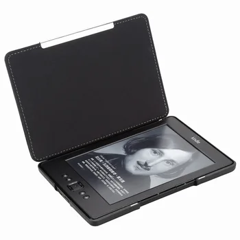 GLIGLE Magnet Caz din Piele pentru Kindle 4 Ebook Corp Plin Capac de Protecție pentru Kindle 5