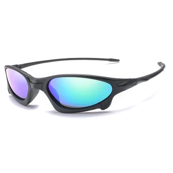 Glitztxunk Sport Polarizat ochelari de Soare Barbati de Brand Design Retro ochelari de Soare de Conducere de sex Masculin Negru Ochelari de protecție Ochelari de soare UV400 Oculos