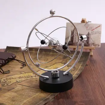 Glob Modelul De Rotație Cu Mișcare Perpetuă Instrument Magnetic Orbita Ornament De Birou Acasă Casa Decor De Birou