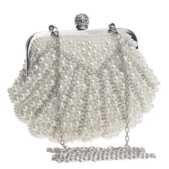 GLOIG design coajă femei saci de seara diamante mici de metal de lux ambreiaj nou pentru petrecerea de nunta cina genți de mână lanț