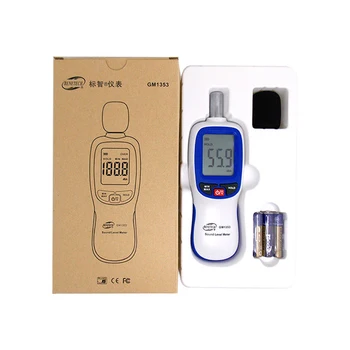 GM1353 Portabile sonometru 30~130 dBA Noisemeter Mini sonometre metru Decibel