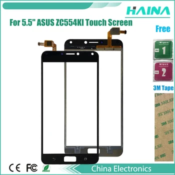 Gratuit Banda 3m Moible Telefon TouchScreen Pentru Asus Zenfone 4 Max Pro ZF4 MAX Pro ZC554KL Ecran Tactil de Sticlă din Față Senzor Panou