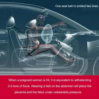 Gravide Centura De Scaun Auto Reglare Confort Siguranță Pentru Maternitate Mamele Burta Proteja Copilul Nenăscut Femeie Gravidă De Conducere În Condiții De Siguranță Centura