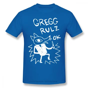 Gregg Rulz Ok Neagră Noapte În Pădure Oposum Izvoare Joc Homme Bumbac Pur Supradimensionate, cu Maneci Scurte T-shirt