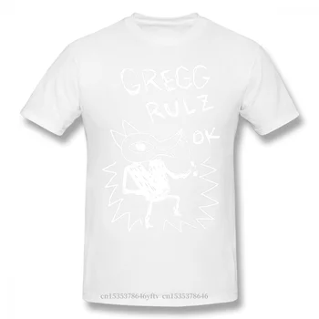 Gregg Rulz Ok Neagră Noapte În Pădure Oposum Izvoare Joc Homme Bumbac Pur Supradimensionate, cu Maneci Scurte T-shirt