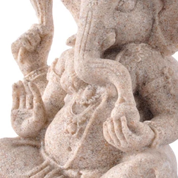 Gresie Hindus Elefant Sculptura Lui Buddha Statuie Pentru Decorarea Ganesha Buddha Figurine Miniaturi Birou Ornament Decor Acasă