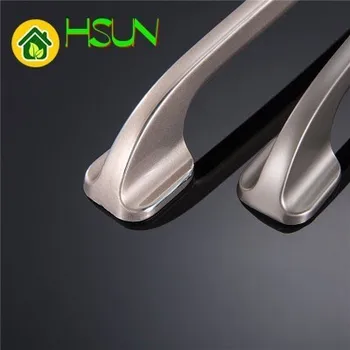 Gri Argintiu Sertar Dulap Mânerul Ușii Modern, Concis Masiv Argintat Dulap Mic Clanță Mâner Trageți