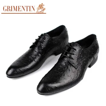 GRIMENTIN italiană rochie pantofi pentru bărbați dantelă neagră până birou de afaceri de nunta designer de moda de sex masculin barbati din piele pantofi
