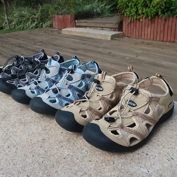 GRITION Femei Sandale Plate Casual în aer liber Toecap de Protecție Trekking Non Alunecare Pantofi Confort Purta Risistant Moda Plajă 2020