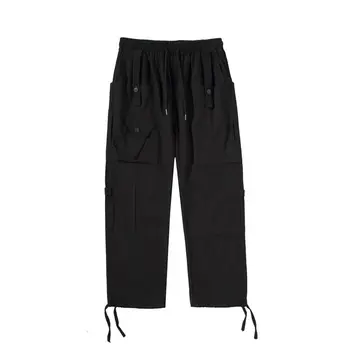 Gros de iarna Cargo Pantaloni pentru Bărbați de Moda Retro Multi-buzunar de Pantaloni Casual Barbati Streetwear Vrac Hip-hop Direct Pantaloni Barbati M-5XL