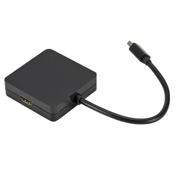 Grwibeou 3 in 1 Mini DP la HDMI VGA DVI Converter Mini Display Port Cablu Adaptor de la HDMI DVI VGA Pentru MacBook Lenovo Microsoft