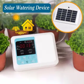 Grădină Inteligent Dual Pompa De Udare Automată Dispozitiv Solar De Energie De Încărcare Ghivece Cu Plante De Irigare Prin Picurare Pompa De Apa Sistem De Timer
