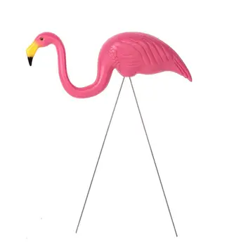 Grădinărit Decor Flamingo Decor în aer liber Artificiale Flamingo Garden 3pcs/Lot Vila Roz/Roșu din material Plastic