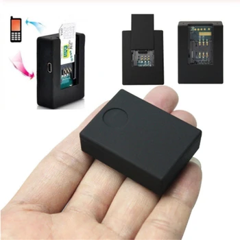 GSM Dispozitiv de Ascultare În Alarmă Acustică Mini GSM Monitor Vocea Sistem de Supraveghere Quad Band 2 Microfon Două-Mod de Răspuns Automat