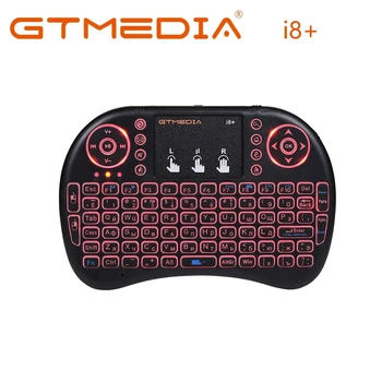 GTMEDIA i8+ rusă, engleză, Versiunea 2.4 GHz Wireless Keyboard Mouse-ul de Aer Cu Touchpad-ul Portabil de Lucru Cu Android TV BOX Mini PC18