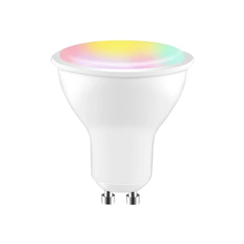 GU10 Magic spot LED 6W lumina RGB+W bec Inteligent Estompat de Control telefon 16 culoare Decorare Dormitor culoare schimbare lampă E27 GU5.1