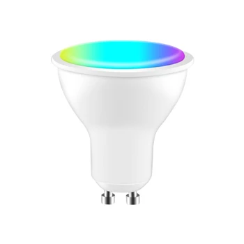 GU10 Magic spot LED 6W lumina RGB+W bec Inteligent Estompat de Control telefon 16 culoare Decorare Dormitor culoare schimbare lampă E27 GU5.1