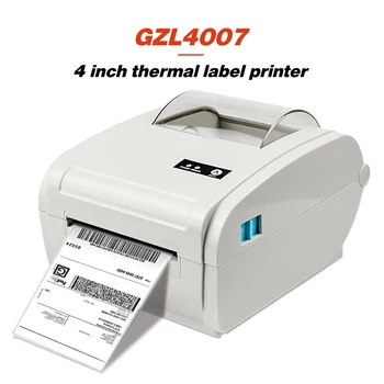 GZL4007 GZQIANJI Termică de coduri de Bare Label Printer Compatibil cu Amazon Ebay Shopify 4×6 Imprimantă de Etichete de Transport maritim
