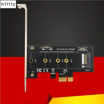 H1111Z Add Pe Carduri PCIE la M2 Adaptor PCI Express 3.0 x1 la NVME SSD M2 PCIE Fonduri Adaptor Suport 2230 2242 2260 2280 M. 2 SSD