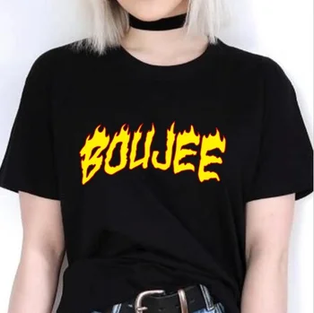 HAHAYULE-JBH Flacără Graphic Tee 2019 noua Moda de Vara din Bumbac tricou Casual 90 de Moda Funny T-Shirt Mâneci Scurte Rece